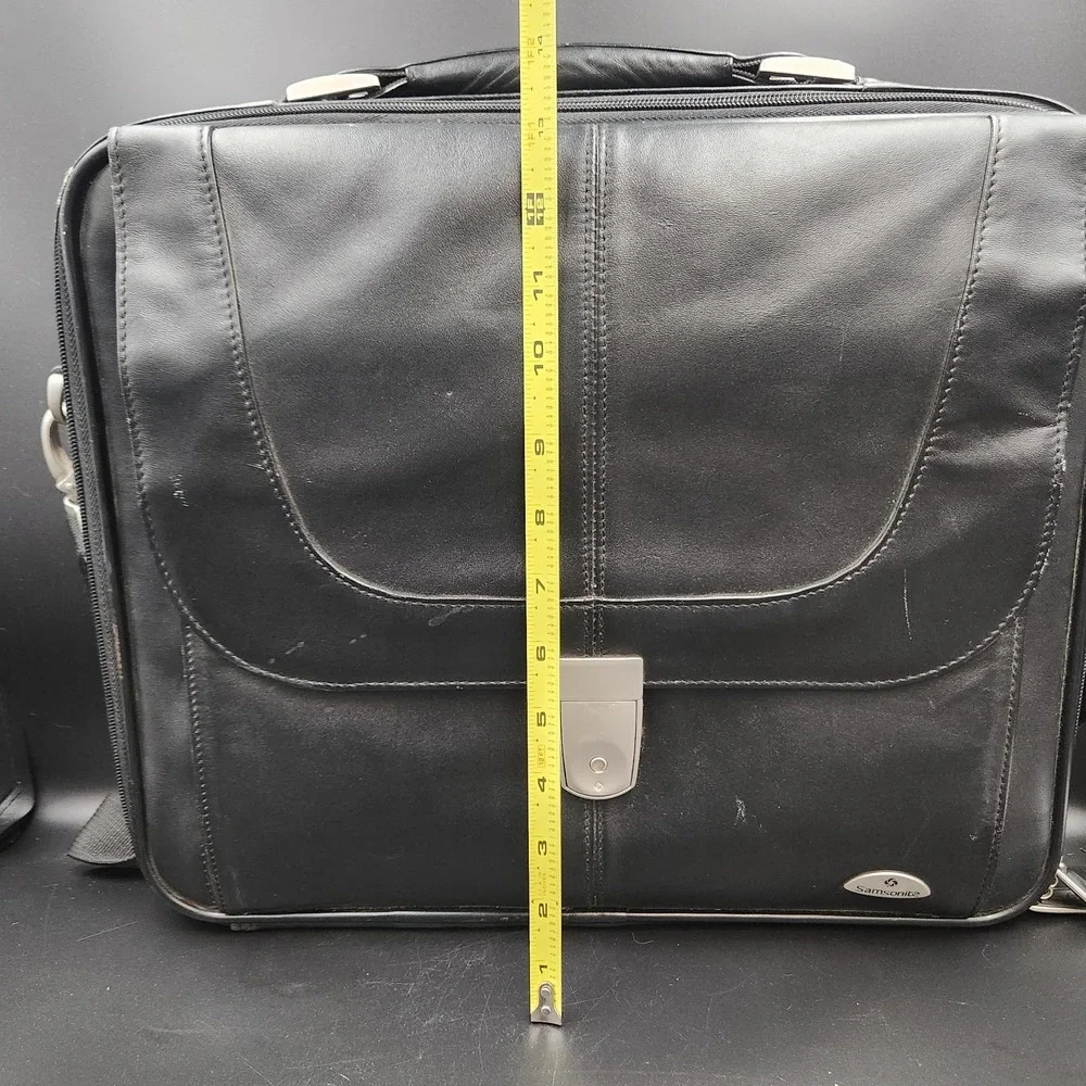 Samsonite Leather Laptop Briefcase 17